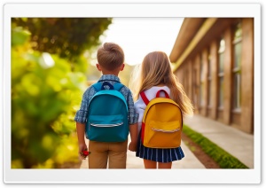 1st Day of School 4K UHD Wallpaper for Widescreen and UltraWide Desktop, UltraHD TV, Smartphone, Tablet