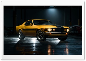 Classic Ford Mustang Mach 1 4K UHD Wallpaper for Widescreen and UltraWide Desktop, UltraHD TV, Smartphone, Tablet