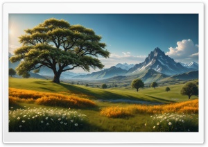 Digital Art Landscape 4K UHD Wallpaper for Widescreen and UltraWide Desktop, UltraHD TV, Smartphone, Tablet