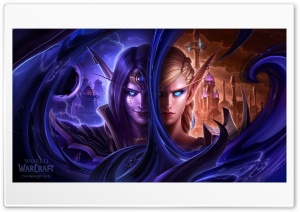 Discipline Priest vs Shadow Priest, WOW The War Within 4K UHD Wallpaper for Widescreen and UltraWide Desktop, UltraHD TV, Smartphone, Tablet
