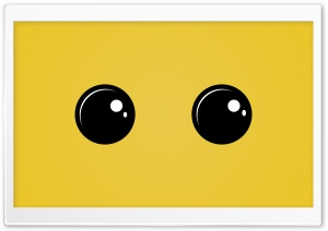 Eyes - Yellow 4K UHD Wallpaper for Widescreen and UltraWide Desktop, UltraHD TV, Smartphone, Tablet