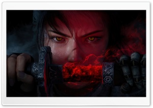 Eyes of a Warrior 4K UHD Wallpaper for Widescreen and UltraWide Desktop, UltraHD TV, Smartphone, Tablet