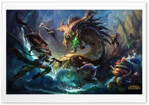 Fight Baron LOL 4K UHD Wallpaper for Widescreen and UltraWide Desktop, UltraHD TV, Smartphone, Tablet