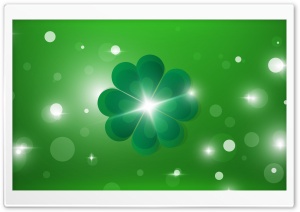 Happy Saint Patricks Day Four Leaf Clover, Good luck 4K UHD Wallpaper for Widescreen and UltraWide Desktop, UltraHD TV, Smartphone, Tablet