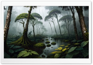 Knuckles, Rain Forest 4K UHD Wallpaper for Widescreen and UltraWide Desktop, UltraHD TV, Smartphone, Tablet