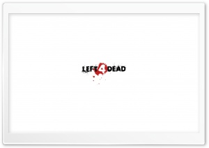 Left 4 Dead Logo 4K UHD Wallpaper for Widescreen and UltraWide Desktop, UltraHD TV, Smartphone, Tablet