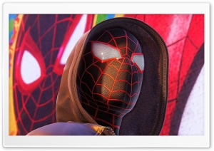 Marvels Spider Man Miles Morales PS4 and PS5 Video Game 4K UHD Wallpaper for Widescreen and UltraWide Desktop, UltraHD TV, Smartphone, Tablet