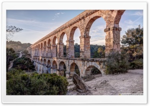 Pont del Diable Tarragona, Catalonia 4K UHD Wallpaper for Widescreen and UltraWide Desktop, UltraHD TV, Smartphone, Tablet