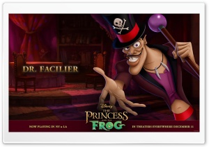 Princess And The Frog Dr. Facilier 4K UHD Wallpaper for Widescreen and UltraWide Desktop, UltraHD TV, Smartphone, Tablet