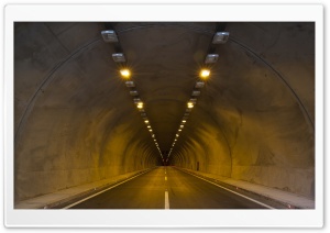 Road Tunnel 4K UHD Wallpaper for Widescreen and UltraWide Desktop, UltraHD TV, Smartphone, Tablet
