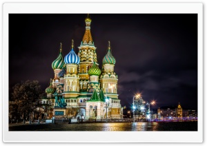 Saint Basil's Cathedral, Moscow, Russia 4K UHD Wallpaper for Widescreen and UltraWide Desktop, UltraHD TV, Smartphone, Tablet