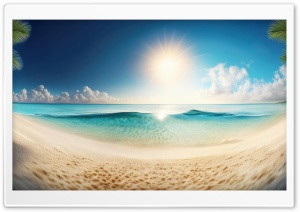 Summer, Beach, Sea Wave 4K UHD Wallpaper for Widescreen and UltraWide Desktop, UltraHD TV, Smartphone, Tablet
