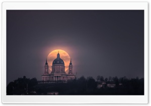 Supermoon 4K UHD Wallpaper for Widescreen and UltraWide Desktop, UltraHD TV, Smartphone, Tablet