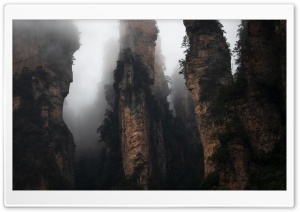 Zhangjiajie National Forest Park, China 4K UHD Wallpaper for Widescreen and UltraWide Desktop, UltraHD TV, Smartphone, Tablet